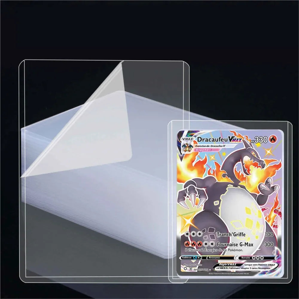 25-100pcs 35PT Top Loader Card Sleeves