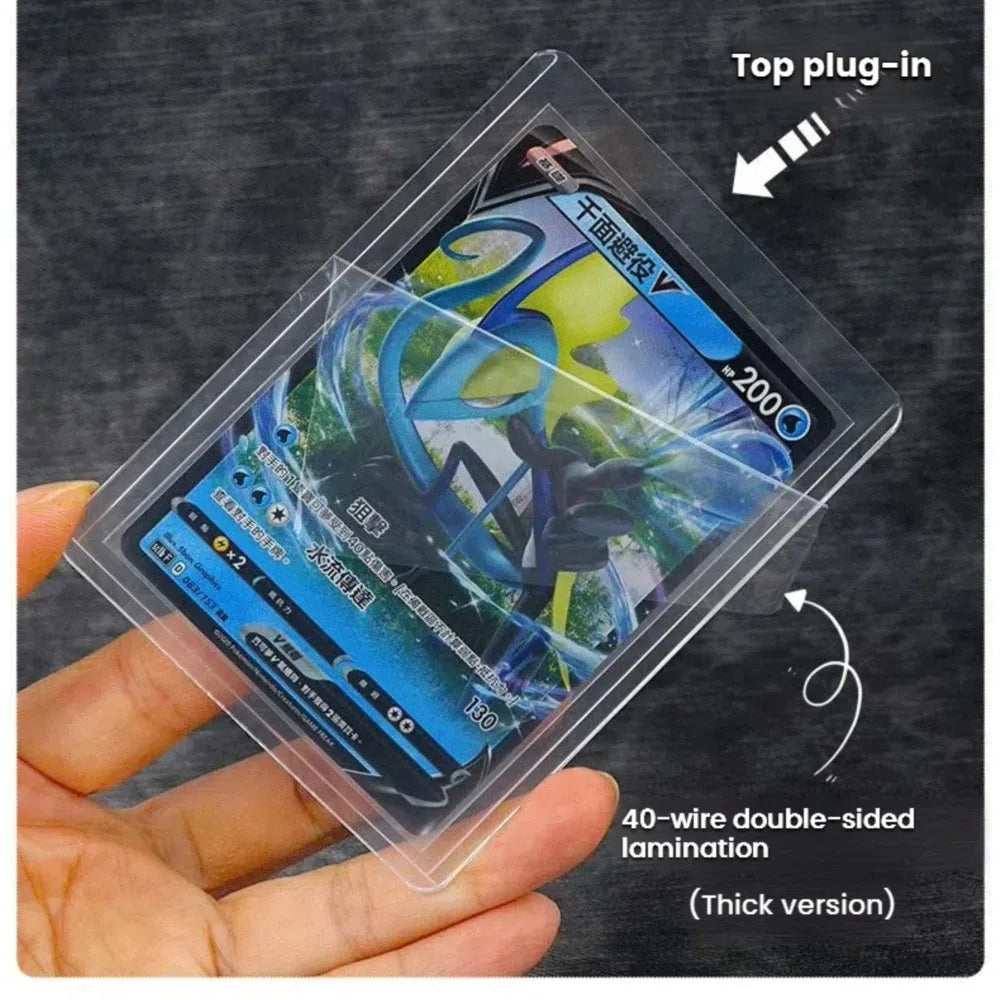 25-100pcs 35PT Top Loader Card Sleeves