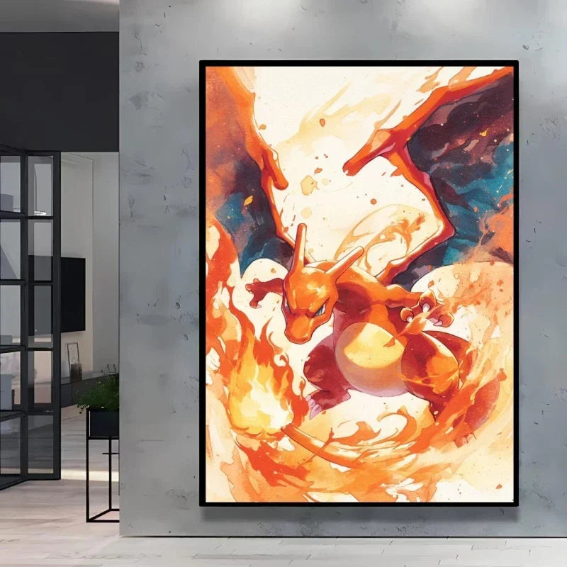 Pokemon Quality Canvas Paintings
