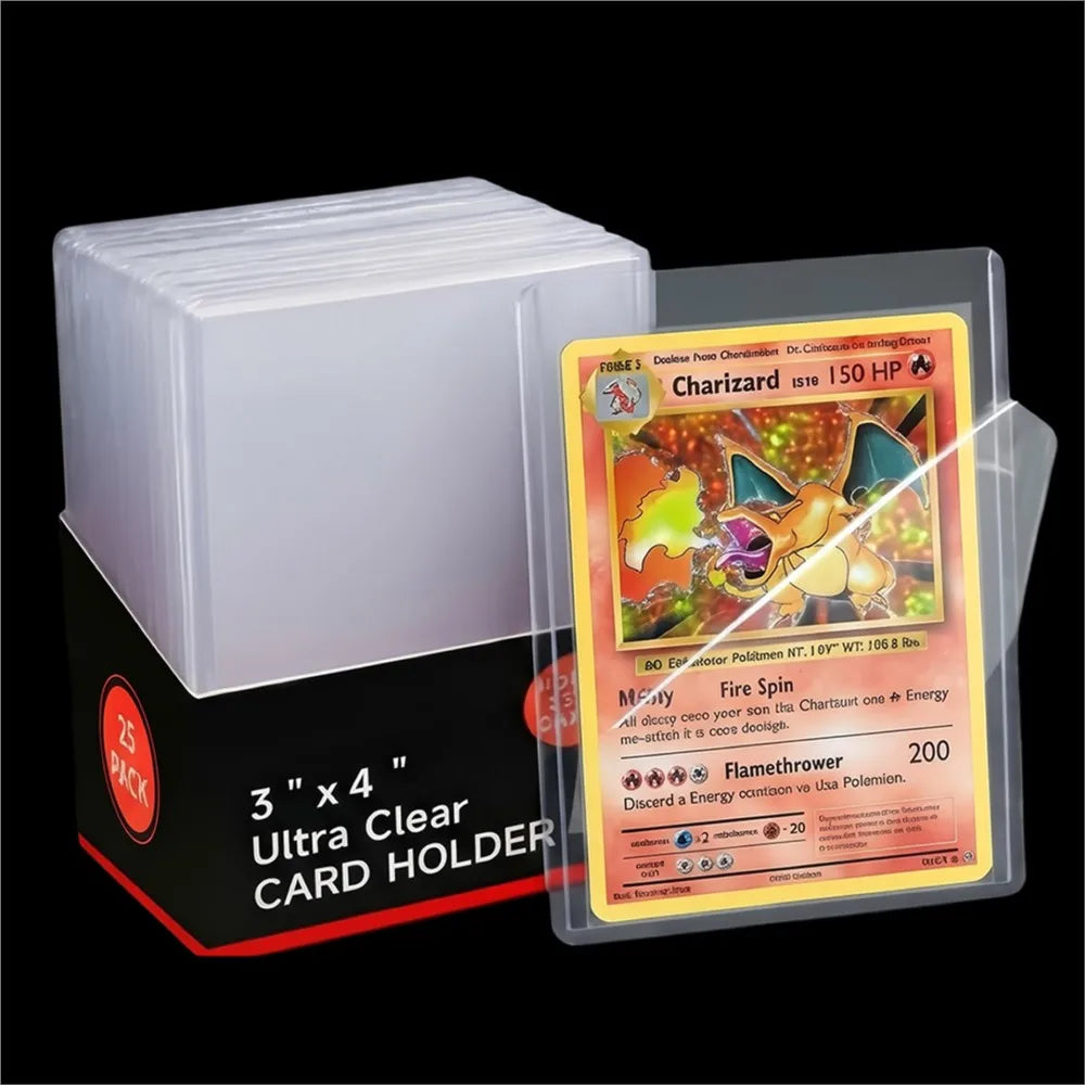 25-100pcs 35PT Top Loader Card Sleeves