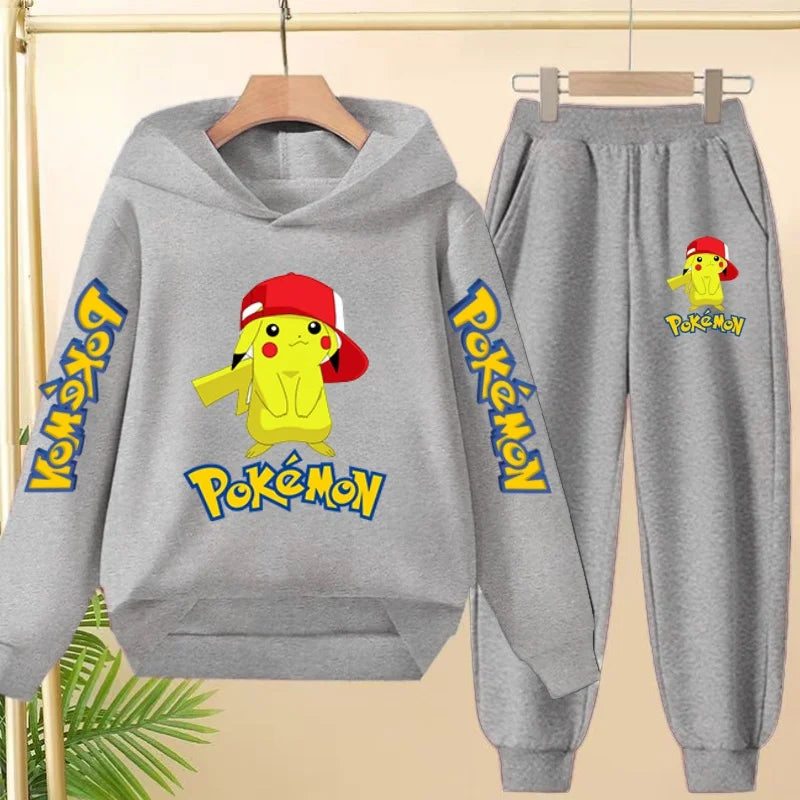Pikachu Kid's Matching Hoodie and Trackies Set
