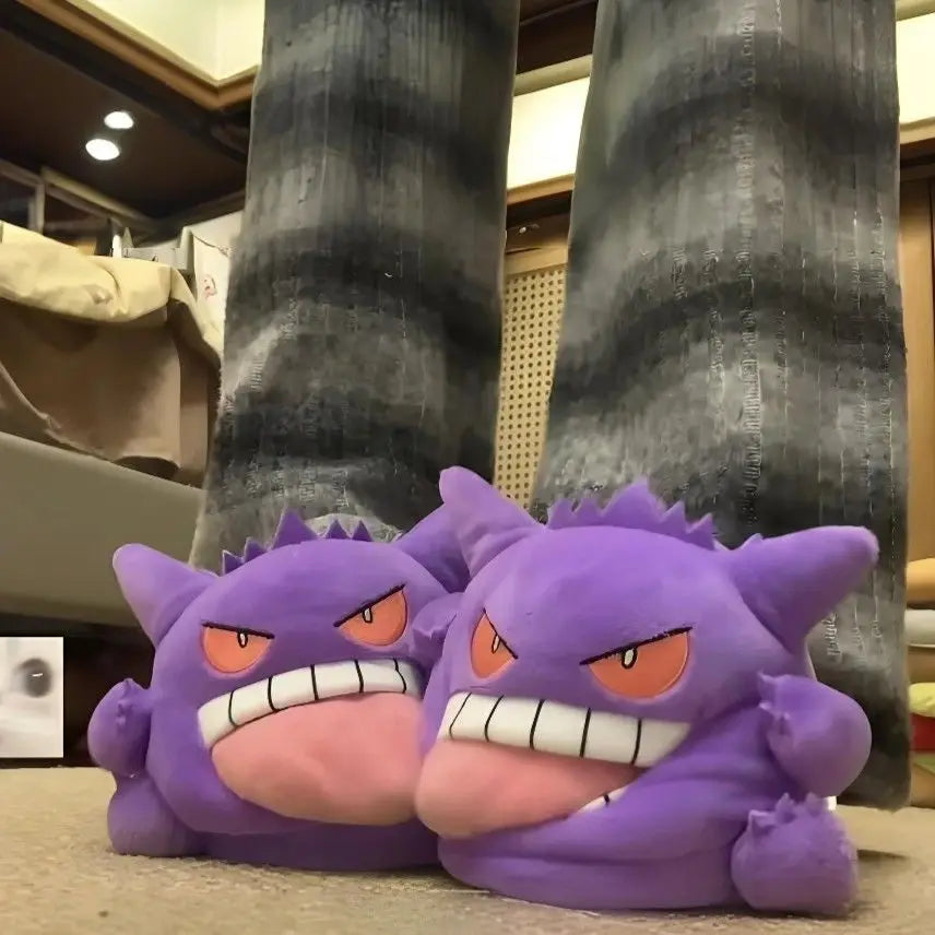 Genuine Pokemon Gengar Plush Slippers