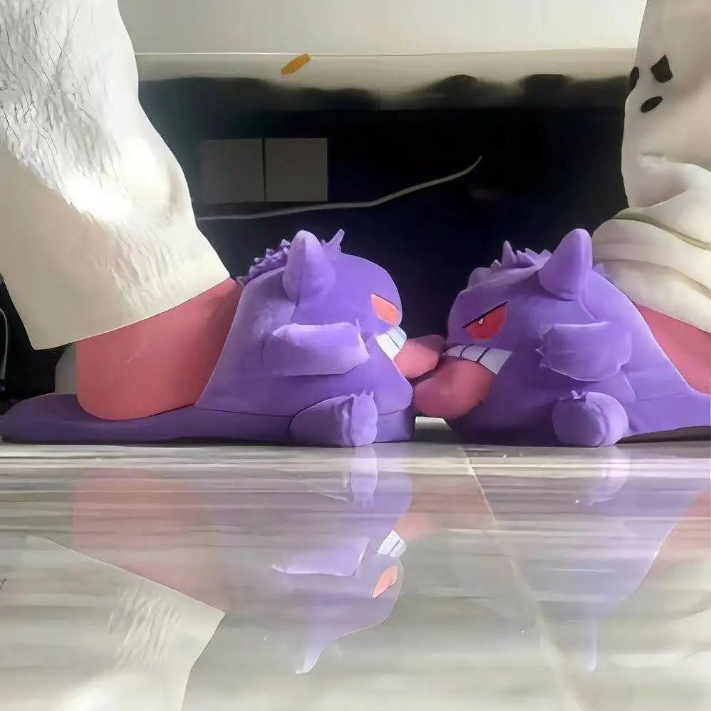 Genuine Pokemon Gengar Plush Slippers