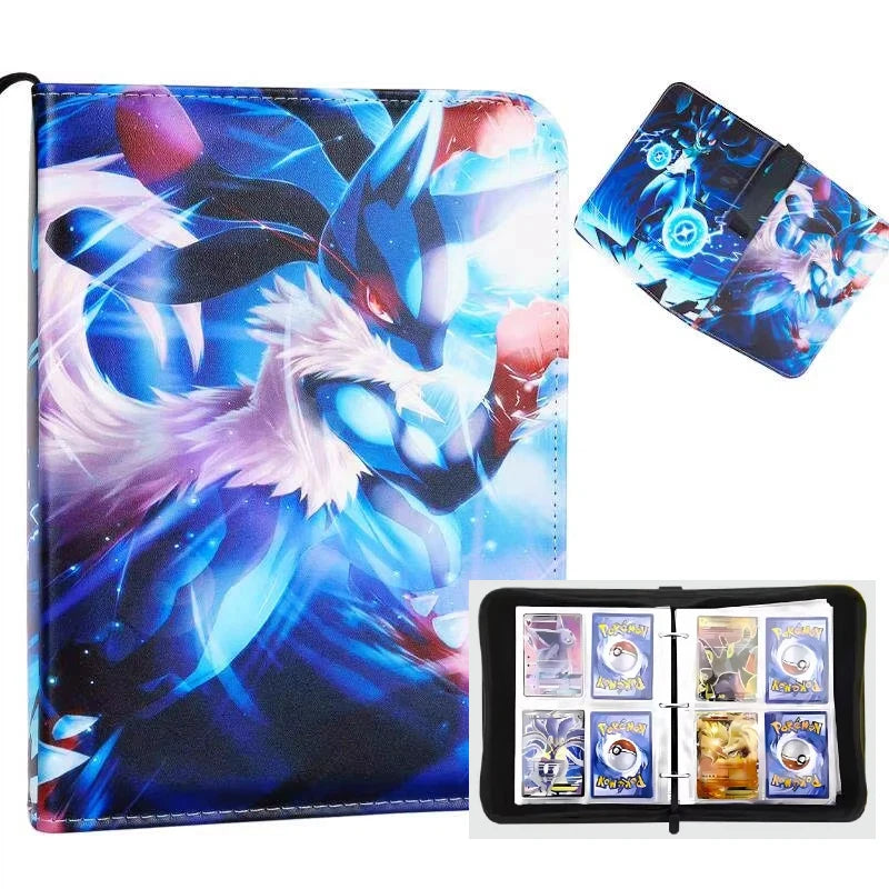 Pokemon Binders 9 Pocket 900 Cards Zipper Toploader Mimikyu Loose Leaf Collectible Card Album Storage Organizer Custom Fans Gift