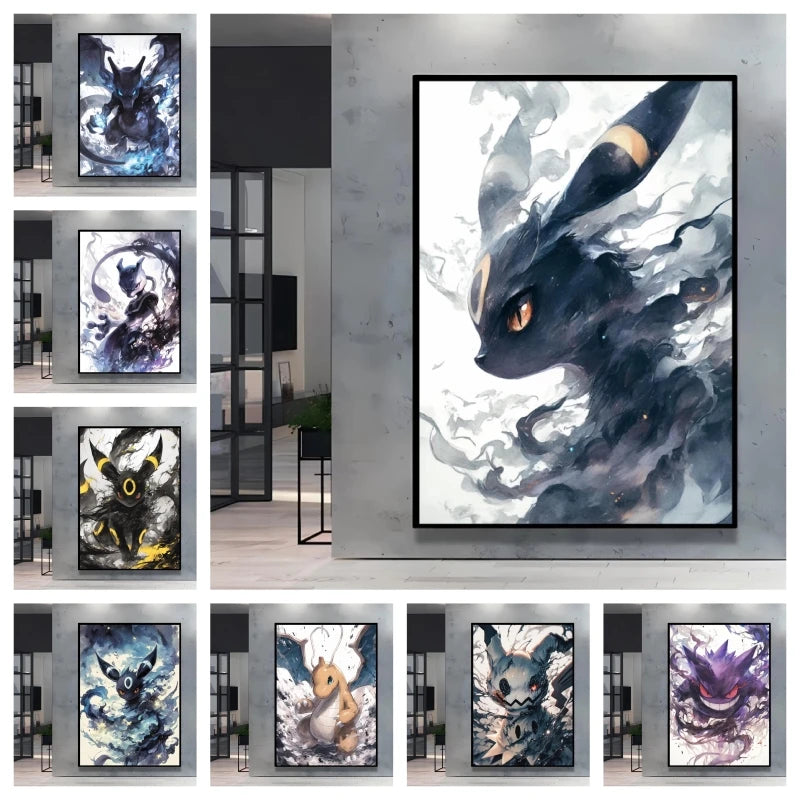 Pokemon Quality Canvas Paintings