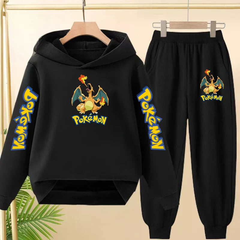 Pikachu Kid's Matching Hoodie and Trackies Set