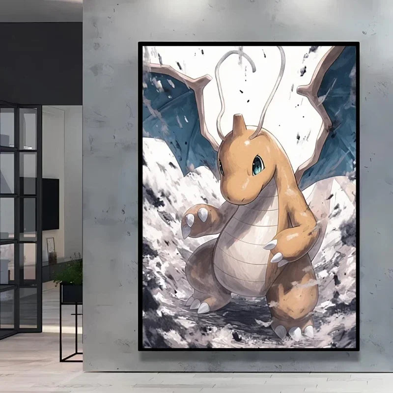 Pokemon Quality Canvas Paintings