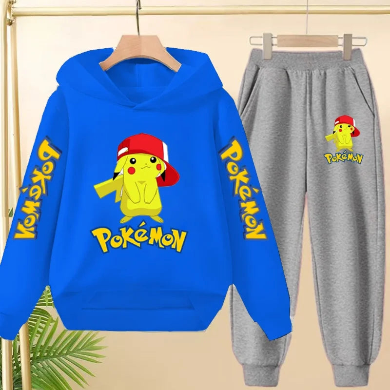Pikachu Kid's Matching Hoodie and Trackies Set