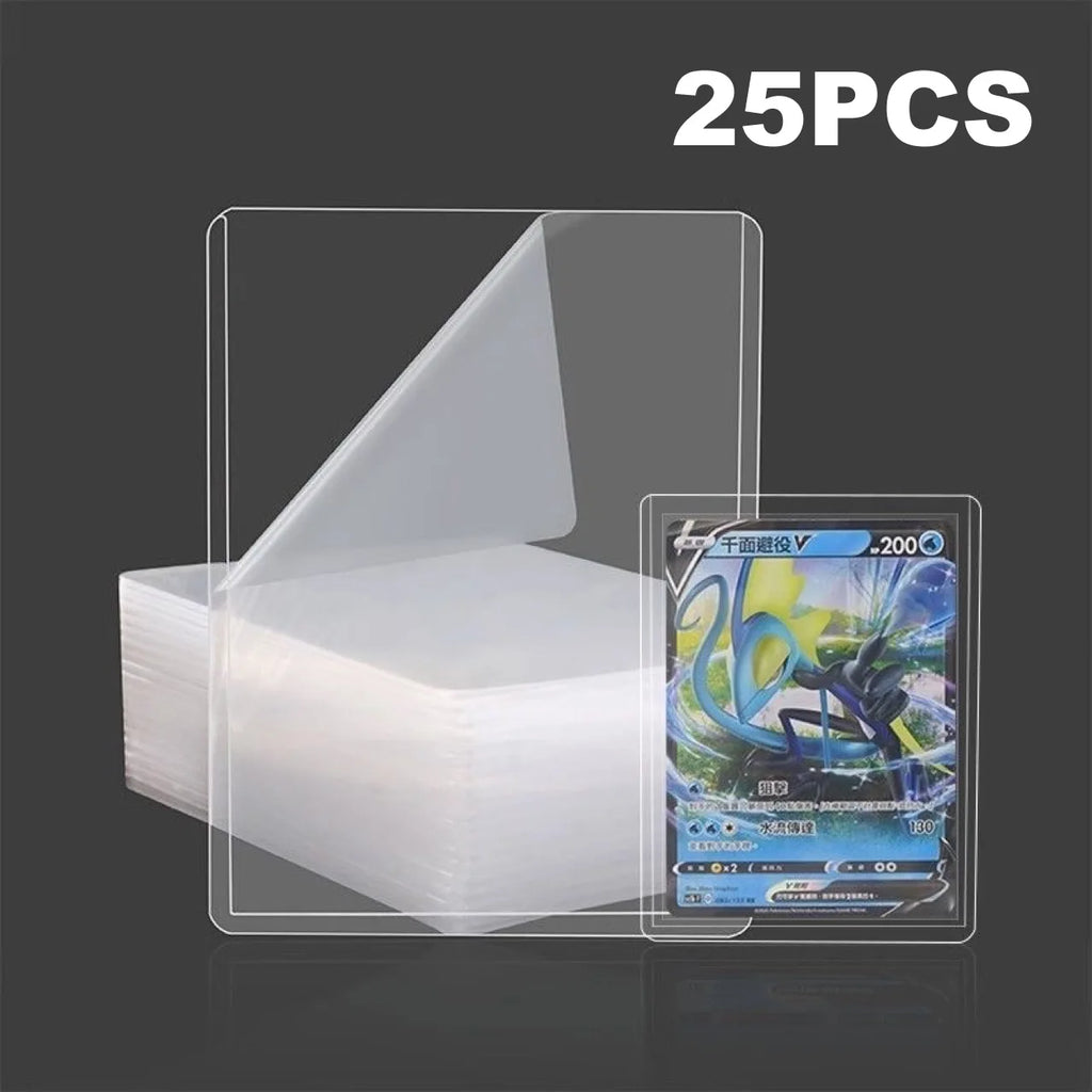 25-100pcs 35PT Top Loader Card Sleeves